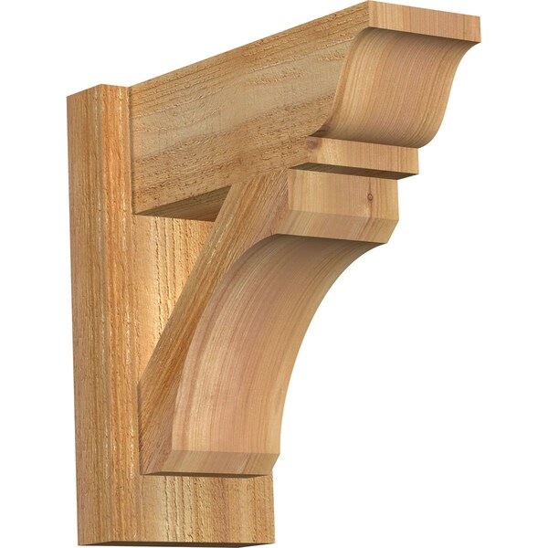 Ekena Millwork Legacy Traditional Rough Sawn Outlooker, Western Red Cedar, 6"W x 14"D x 14"H OUT06X14X14LEC01RWR - main